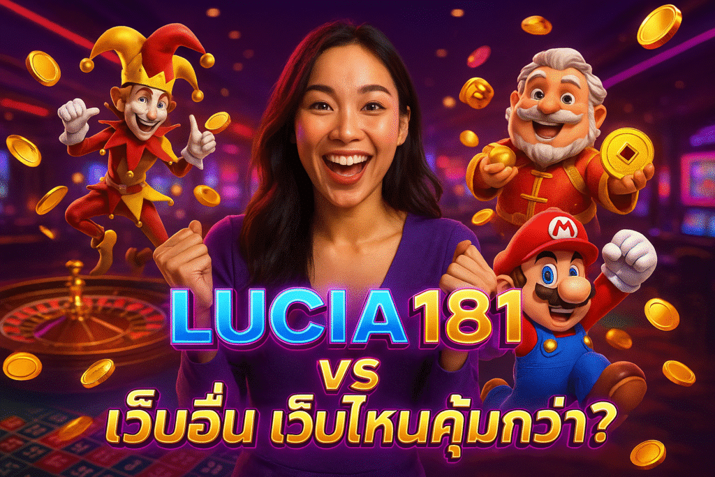 LUCIA181 vs เว็บอื่น เว็บไหนคุ้มกว่า?
