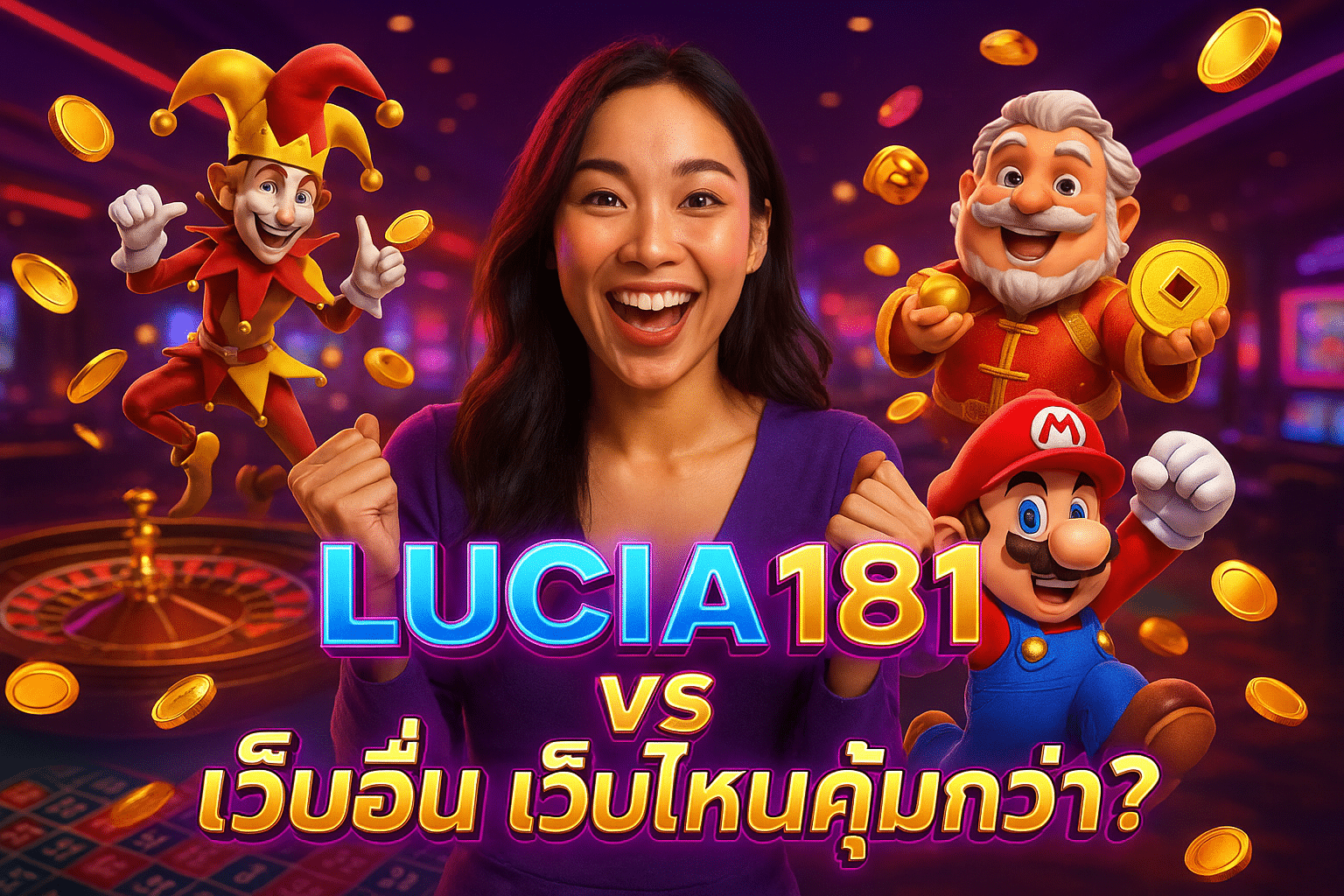 LUCIA181 vs เว็บอื่น เว็บไหนคุ้มกว่า?