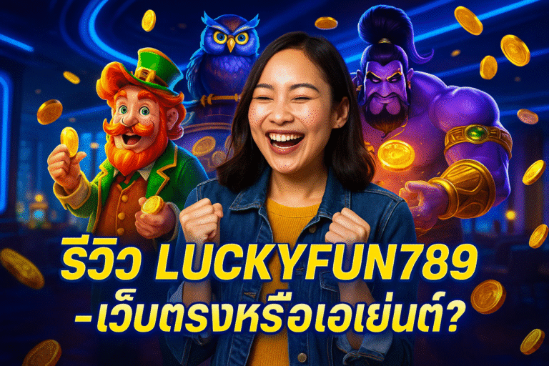 รีวิว LUCKYFUN789 – เว็บตรงหรือเอเย่นต์?